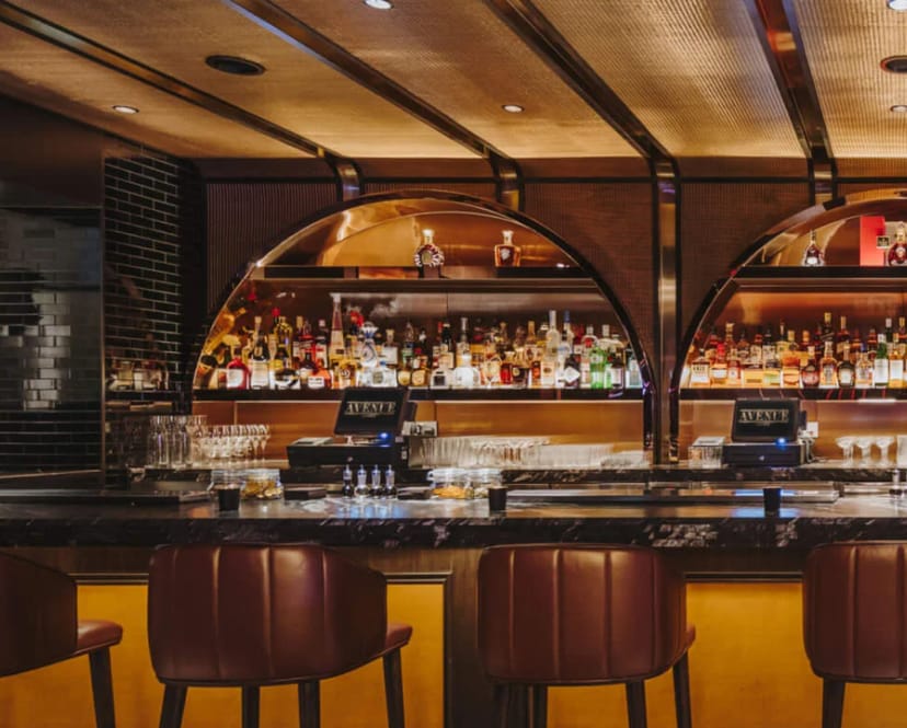 Upscale Main Lounge bar for premium corporate networking and professional conference receptions.