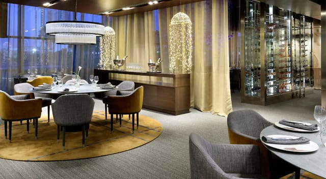 Neptuno private dining room at Hyatt Regency Barcelona for executive board meetings and VIP events.