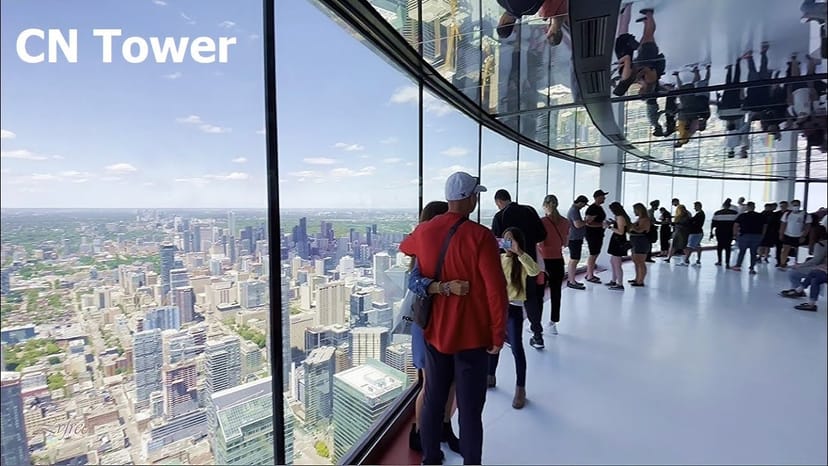 CN Tower observation deck venue with panoramic city views for corporate events and VIP hospitality.