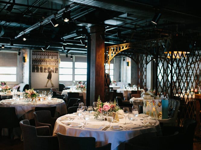 Grand Georgian at GEORGE Restaurant: Industrial-chic venue for corporate galas and social events.
