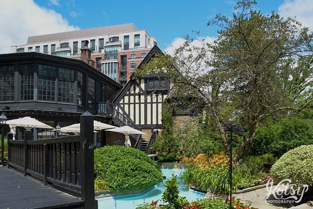 Old Mill Toronto heritage venue with patio, perfect for corporate events and scenic weddings.