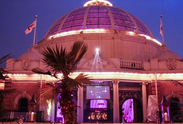 The Dome Toronto event venue with dramatic architectural lighting for upscale corporate receptions.
