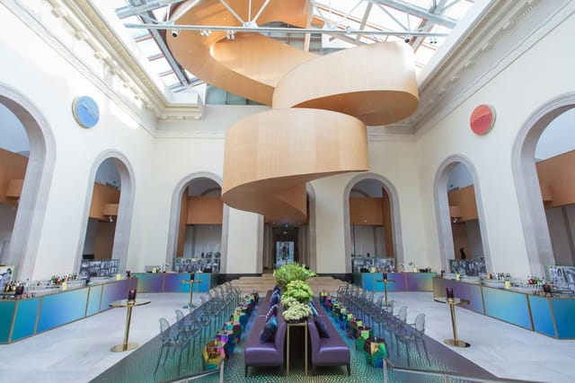 Galleria Italia architectural venue for luxury brand activation and gala event.