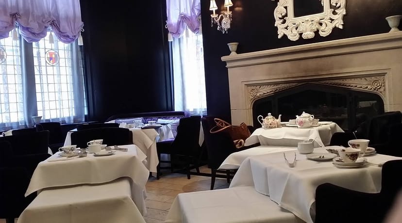 St. Thomas Room at Windsor Arms Hotel: elegant setting for intimate afternoon tea or board meetings.