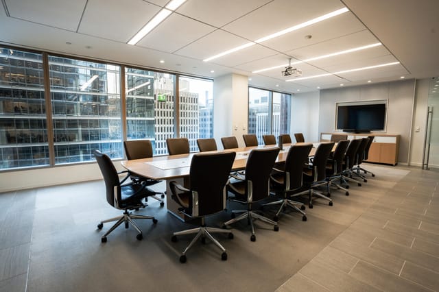 Luxury boardroom at Bay Adelaide Centre for corporate meetings and executive conferences.