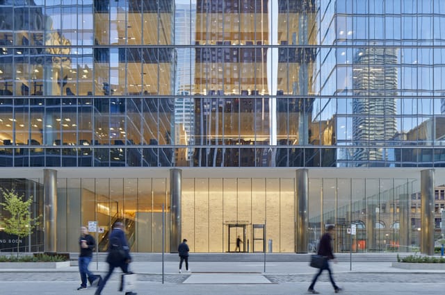 Modern Bay Adelaide Centre coworking space for executive board meetings and corporate events.