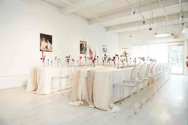 Avant Garde Toronto event space with ghost chairs for weddings and brand activations.