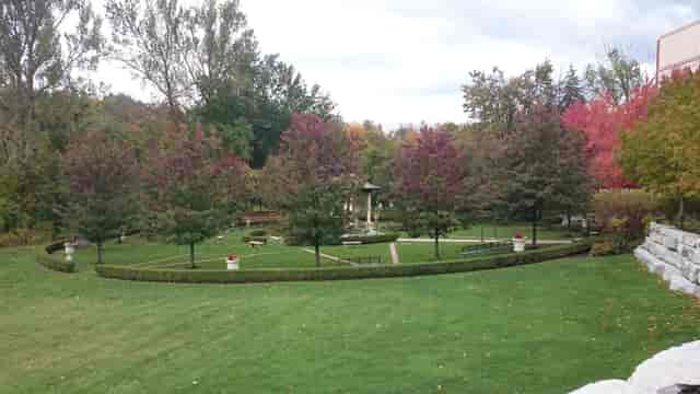 Park View garden wedding venue at Ascott Parc for intimate outdoor ceremonies and micro-events.