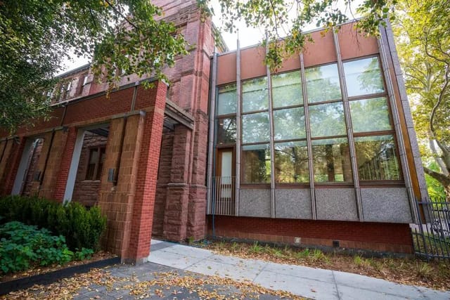 Boardroom at Munk School: historic brick venue for corporate networking and cocktail events.