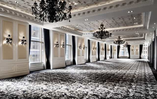 Luxury wedding venue at St. Regis Residences Toronto, pillar-free ballroom for corporate galas.