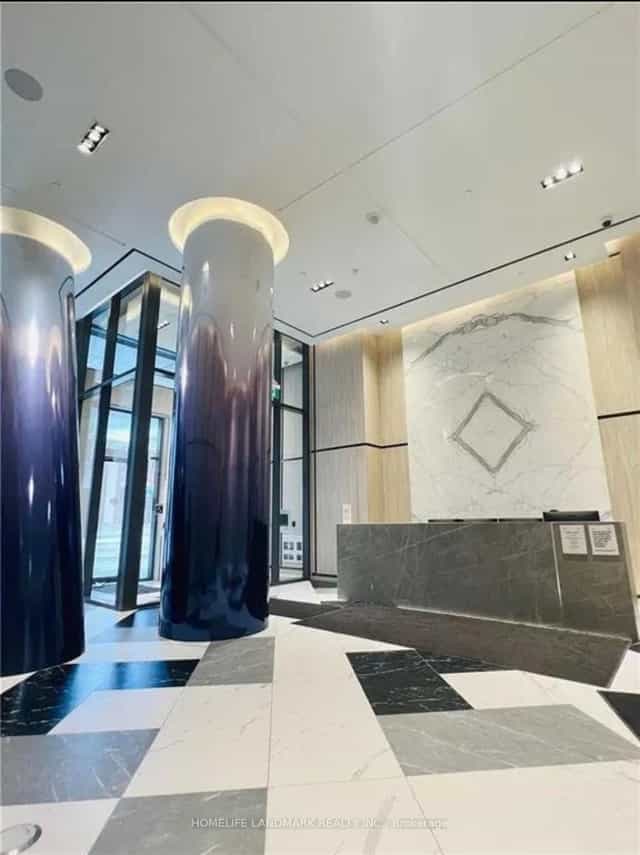 Modern lobby at The Rosedale on Bloor with polished finishes for VIP event registration.