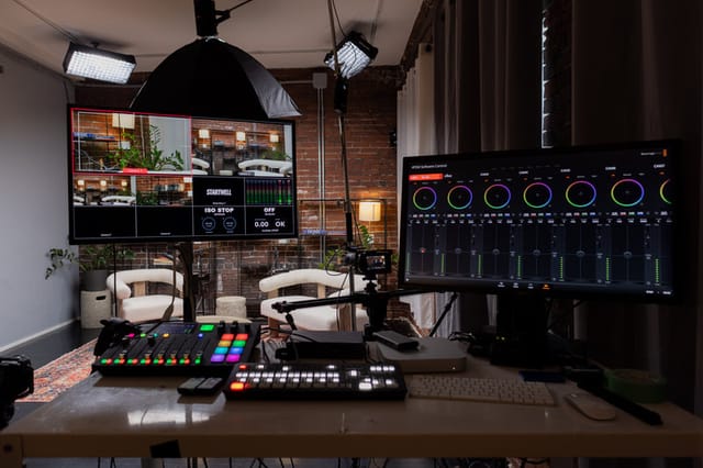 StartWell professional hybrid production studio for live-streamed corporate events.