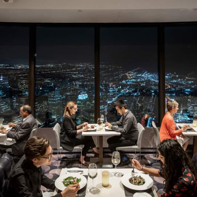 W Toronto restaurant view, intimate seating for corporate dinner and networking events.