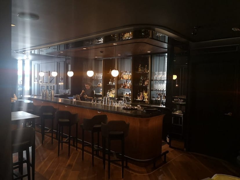 Scarlet Door Cafe bar: sophisticated VIP reception and exclusive networking event space.