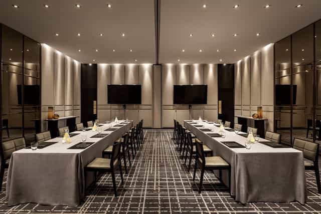 Private boardroom at The Hazelton Hotel Toronto for corporate meetings and executive conferences.