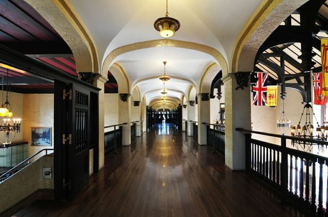 Great Hall in Casa Loma with historic architecture for elegant gala or executive retreat events.