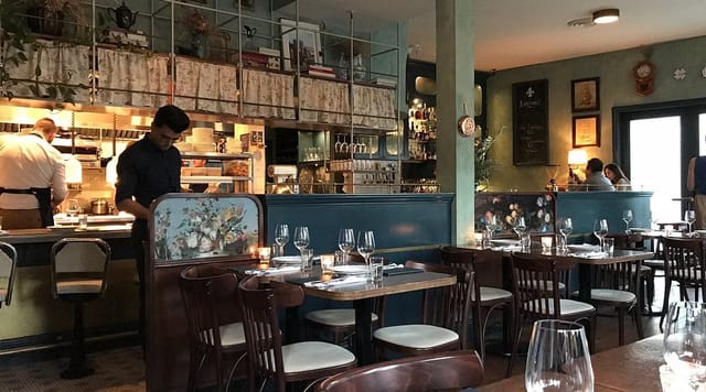 Traditional Bar in St. Lawrence with textured decor for upscale private events and client dinners.