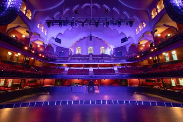 Historic tiered Concert Hall venue for awards galas and plenary sessions.