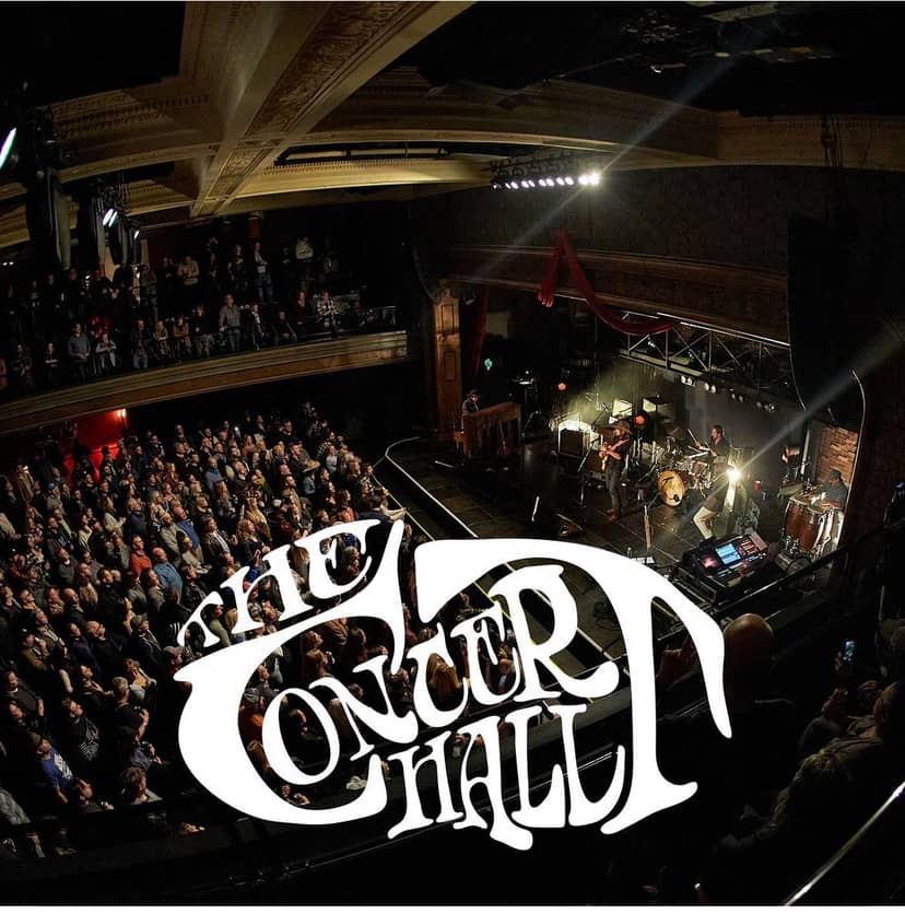 Concert Hall venue with mezzanine seating for live music events and corporate functions.