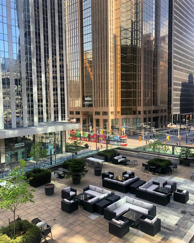 IQ Venues King York Terrace, an elevated urban event space for networking and sunset receptions.