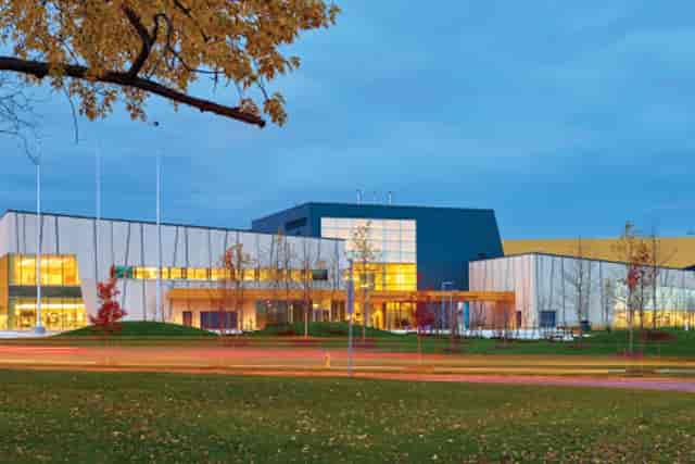 University of Toronto Scarborough Athletics Centre: modern event venue for networking receptions.