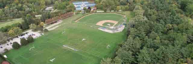 University of Toronto Scarborough Athletics Centre: versatile outdoor field for corporate retreats.