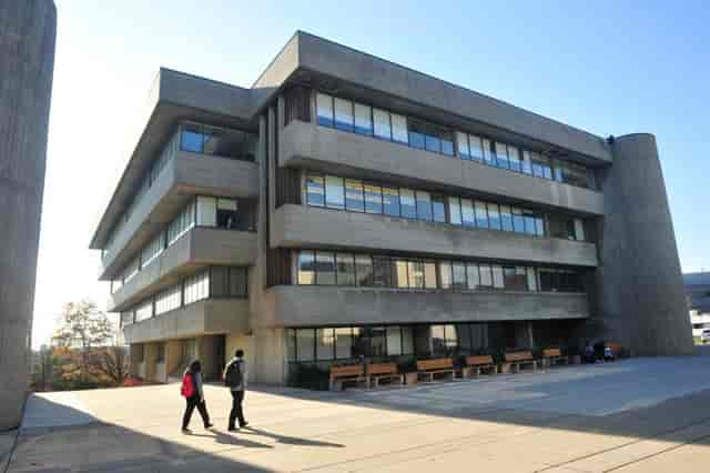 Brutalist Science Wing at UofT Scarborough, ideal for unique corporate events and venue hire.