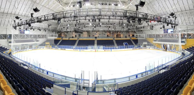 Mattamy Athletic Centre arena, large ice surface floor, sports venue, event space rental.
