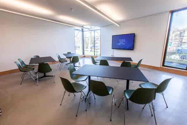 Modern meeting space at St Mary Magdalene's, ideal for workshops and presentations.