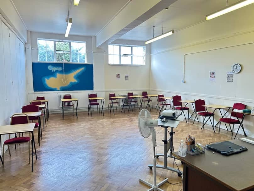 SWBM Academy North London training room, classroom layout for corporate workshops and events.