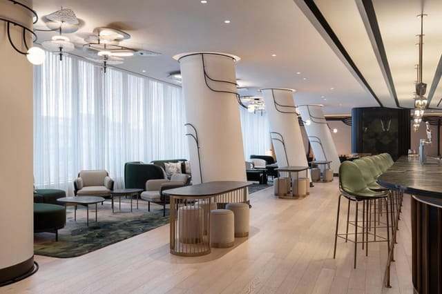 Modern conference room at Canopy by Hilton Toronto Yorkville for events and meetings.