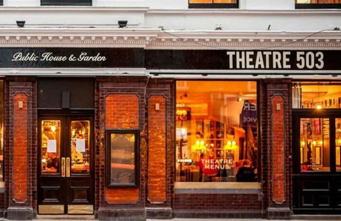 Theatre503 studio venue: intimate theatre space perfect for workshops and corporate networking.