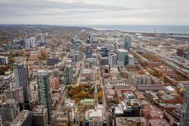 Tenant Lounge in SixtyEight with skyscraper views for corporate events and business meetings.