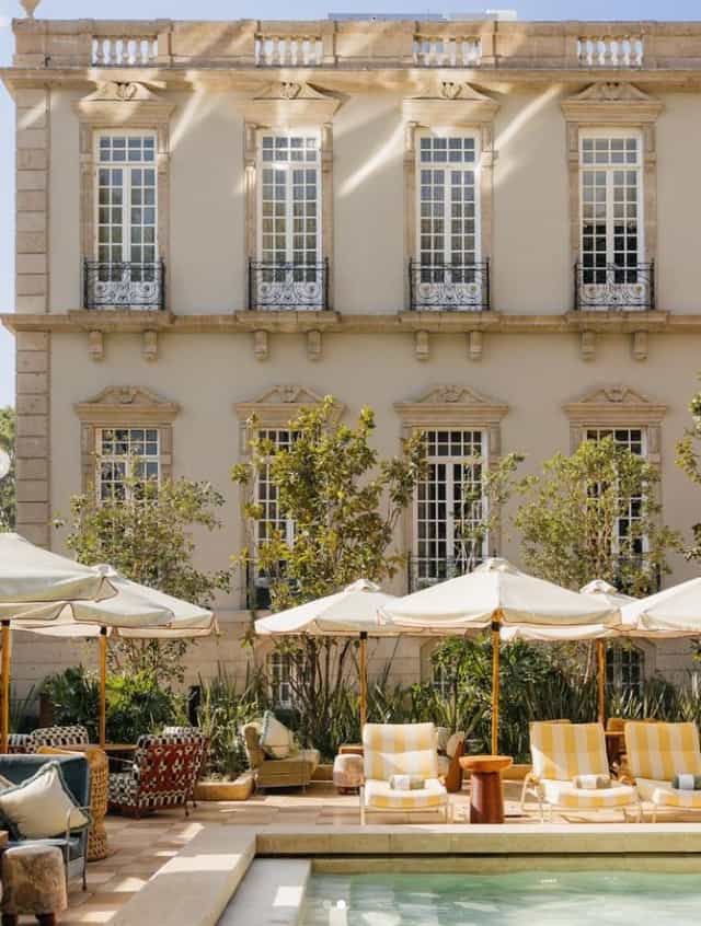 Soho House Mexico City Pool House exterior for luxury outdoor corporate events and receptions.