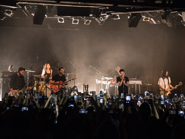 Live band performance at Lunario del Auditorio Nacional concert hall.