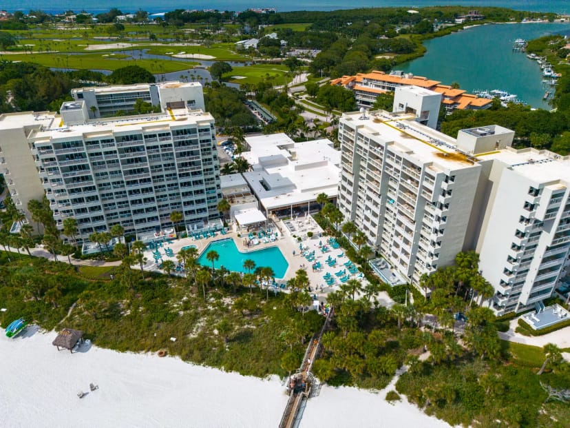 Island House beachfront resort for corporate retreats and incentive programs.