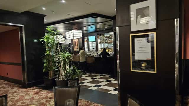 Sophisticated Salón Reforma bar at The Capital Grille for VIP receptions and networking events.