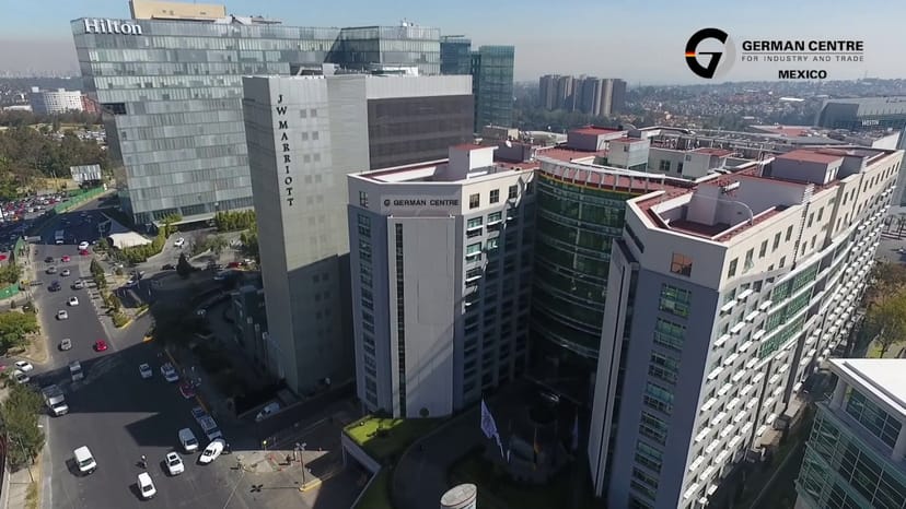 German Centre Mexico corporate campus with modern meeting infrastructure for business events.