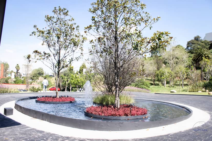 Elegant porte-cochère at Altto San Ángel for luxury wedding and event venue photography.