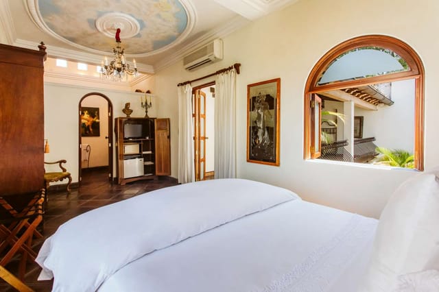 Rincon de Angeles Suite with authentic decor, ideal for high-end incentive travel and retreats.