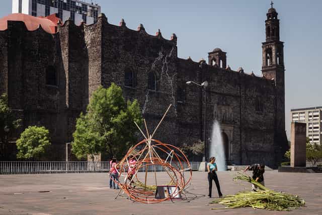 Tlatelolco Cinema historic open-air venue for cultural and experiential events.