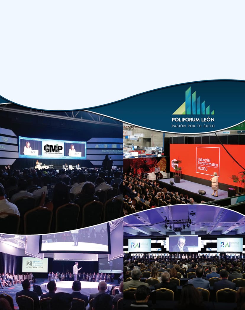 Poliforum León convention center: versatile venue for trade shows and corporate conferences.