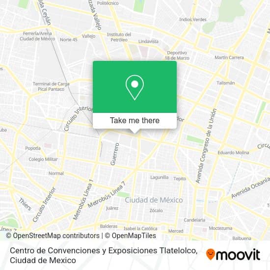 Digital wayfinding kiosk at Tlatelolco Convention Center for event logistics and venue navigation.