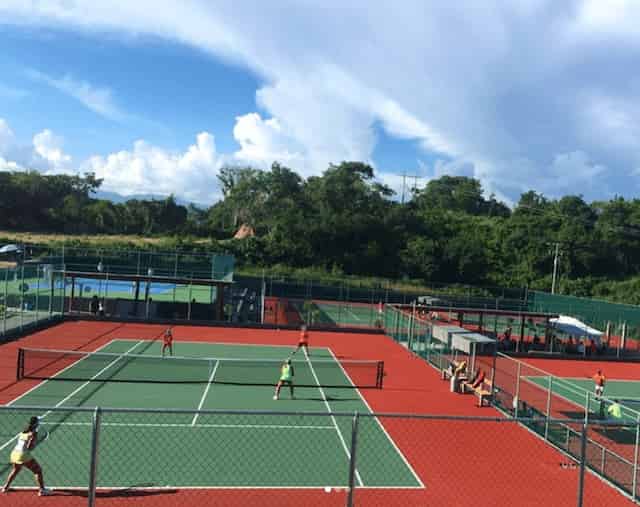 Tennis courts