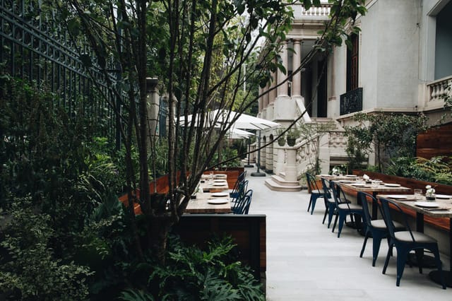 Madre Roof bar for intimate upscale outdoor wedding reception venue.