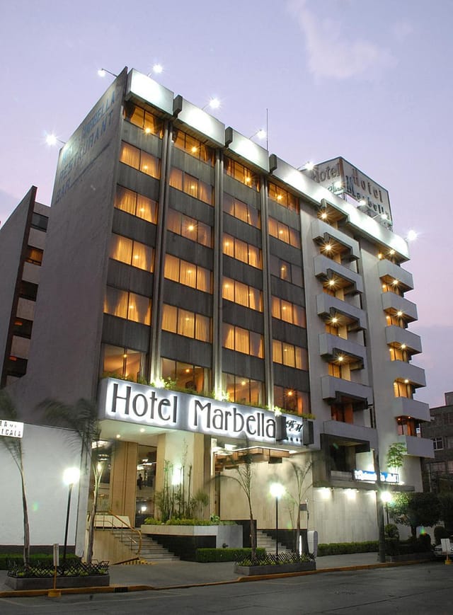 Urban hotel in Marbella, Mexico, ideal for budget corporate travel and professional off-site meetings.