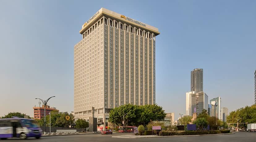 Fiesta Americana Reforma hotel exterior for corporate conferences and business events.