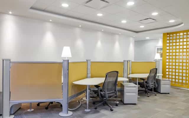 Coworking space in Terret South Tower for production offices and team breakout meetings.