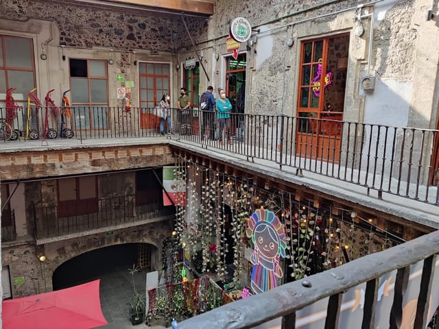 Oxaqueñisimo at Casa Franciscana: multi-level industrial venue for experiential activation events.