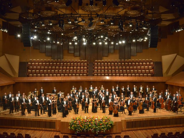 Auditorio at Música UNAM: modern concert hall interior for musical performances and events.